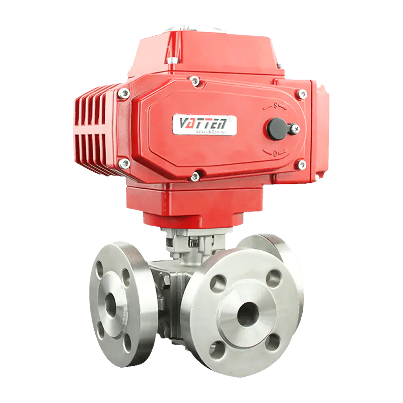 বৈদ্যুতিক থ্রি-ওয়ে বল ভালভ