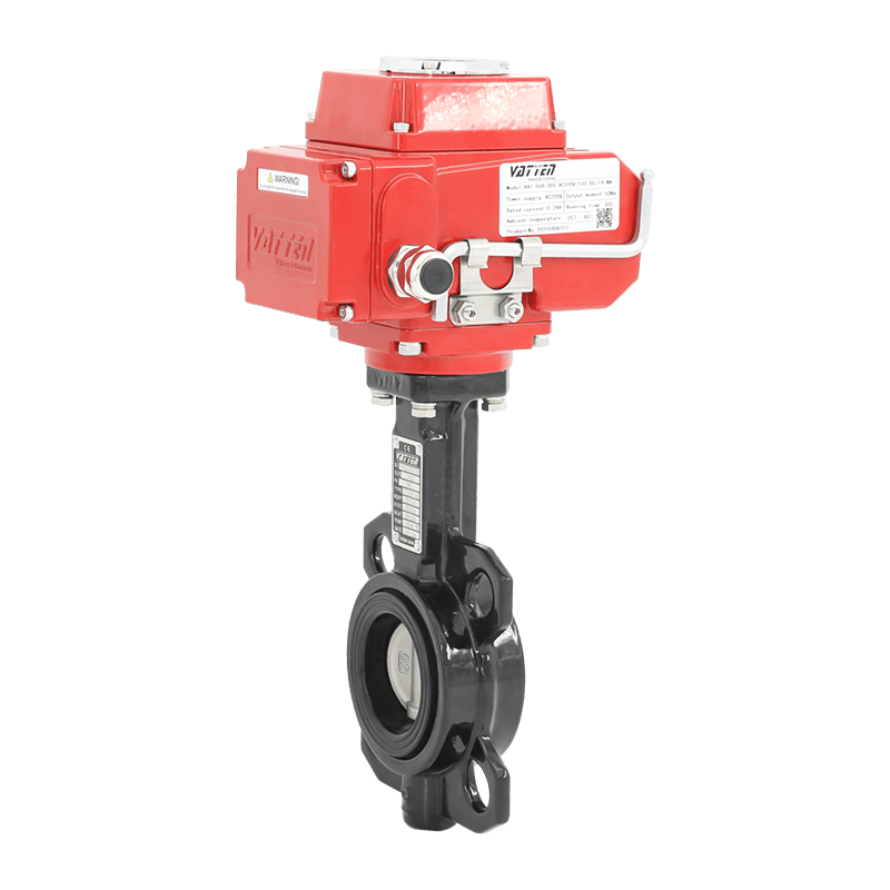 বৈদ্যুতিক ওয়েফার বাটারফ্লাই ভালভ