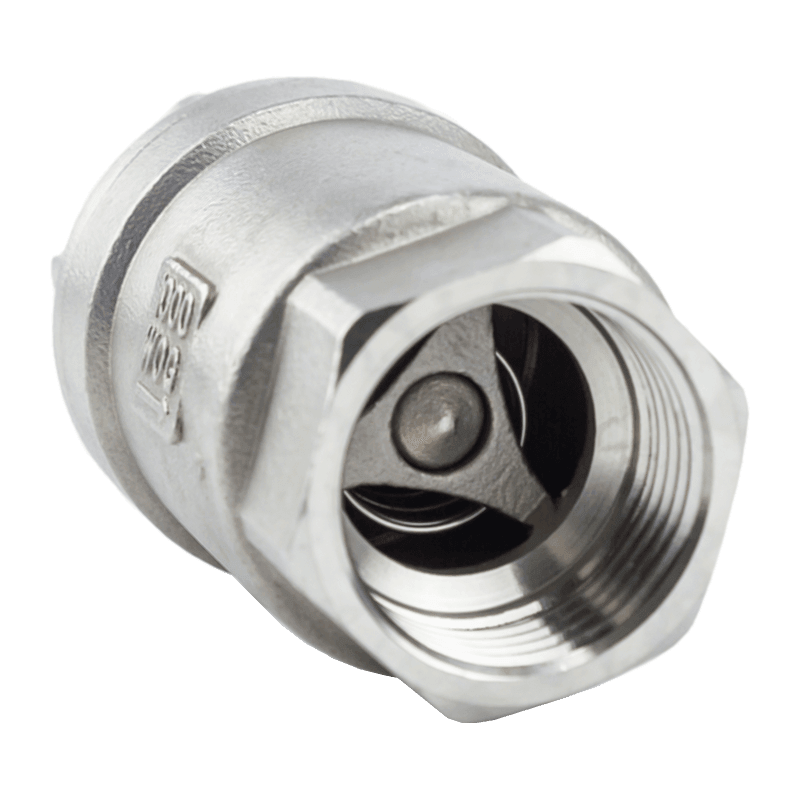 H12W থ্রেডেড উল্লম্ব চেক ভালভ