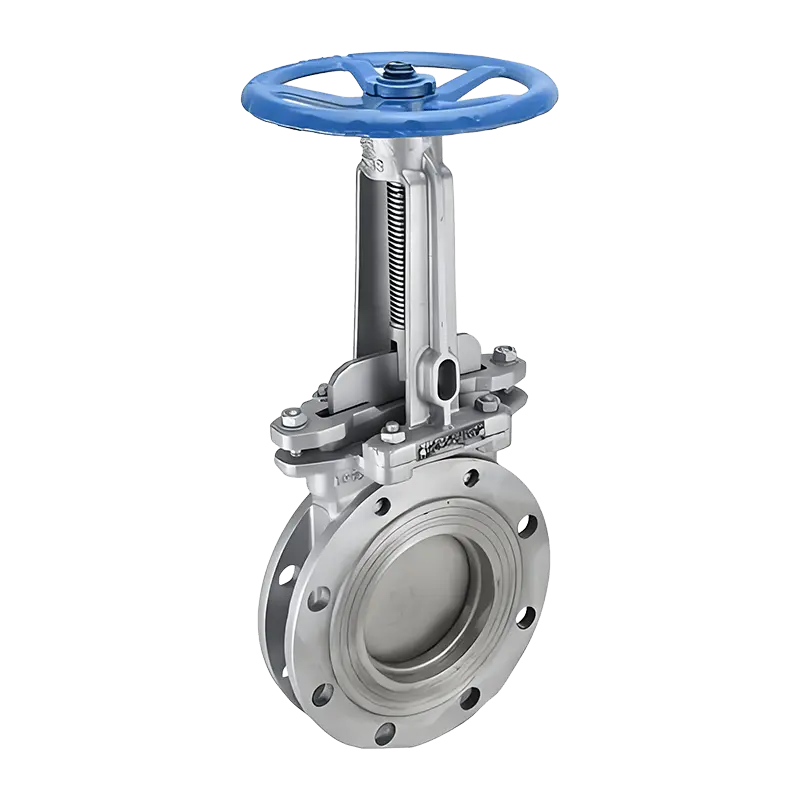 ম্যানুয়াল Flanged ছুরি গেট ভালভ