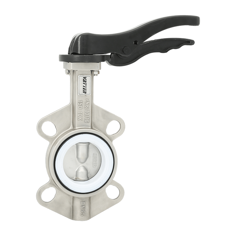 ম্যানুয়াল স্টেইনলেস স্টীল প্রজাপতি ভালভ