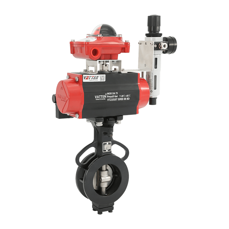 বায়ুসংক্রান্ত ডাবল অভিনব প্রজাপতি ভালভ