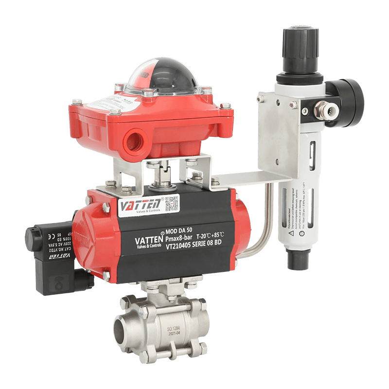 বায়ুসংক্রান্ত ঢালাই বল ভালভ