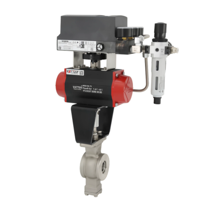 বায়ুসংক্রান্ত V-টাইপ বল ভালভ